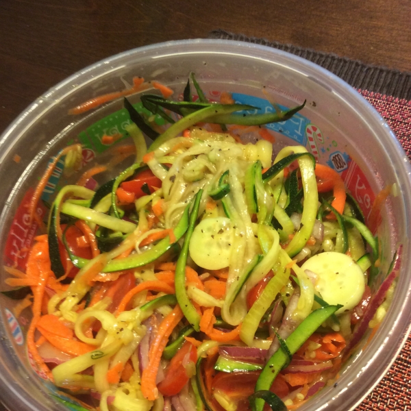 Spiral Zucchini Salad