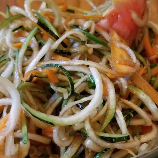 Spiral Zucchini Salad