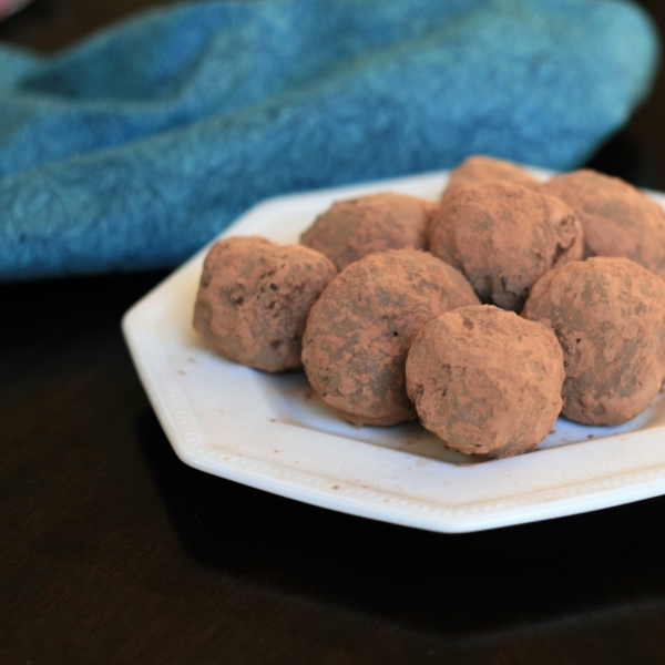 Dark Chocolate Cabernet Truffles