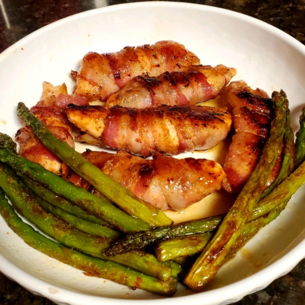 Grilled Bacon-Wrapped Chicken Tenders