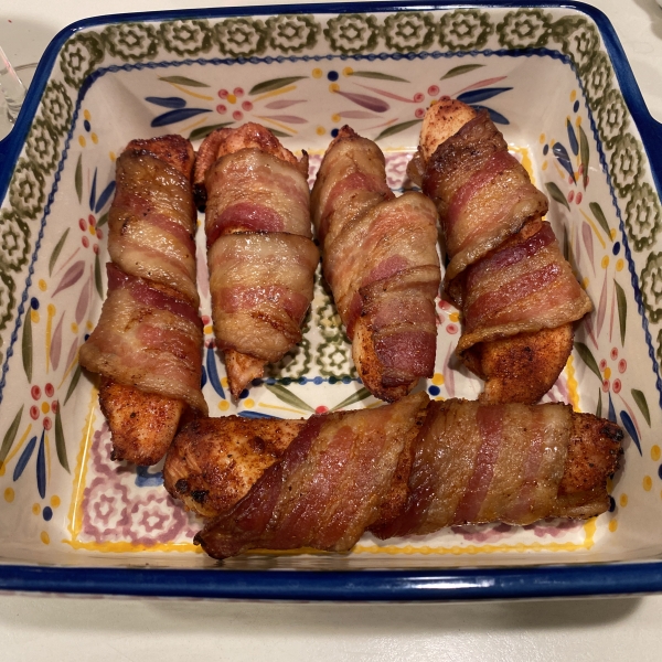 Grilled Bacon-Wrapped Chicken Tenders