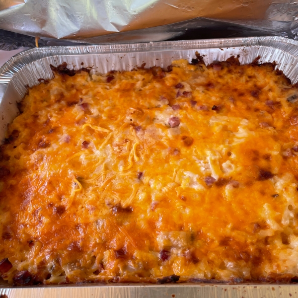 Cheesy Ham and Hash Brown Casserole
