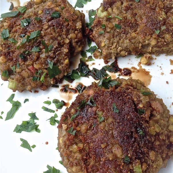 Green Lentil Burgers