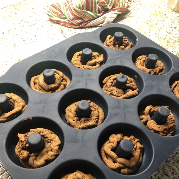 Paleo Gingerbread Mini Donuts