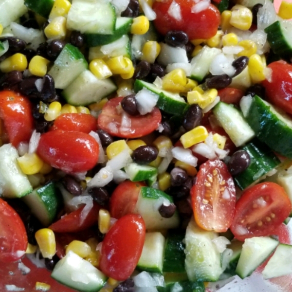 Black Bean and Cucumber Salad