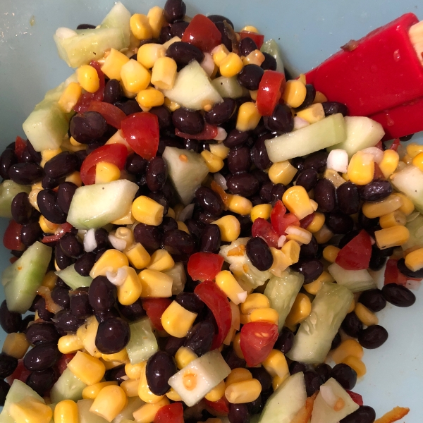 Black Bean and Cucumber Salad