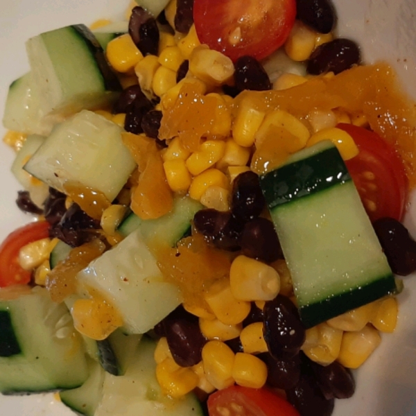 Black Bean and Cucumber Salad