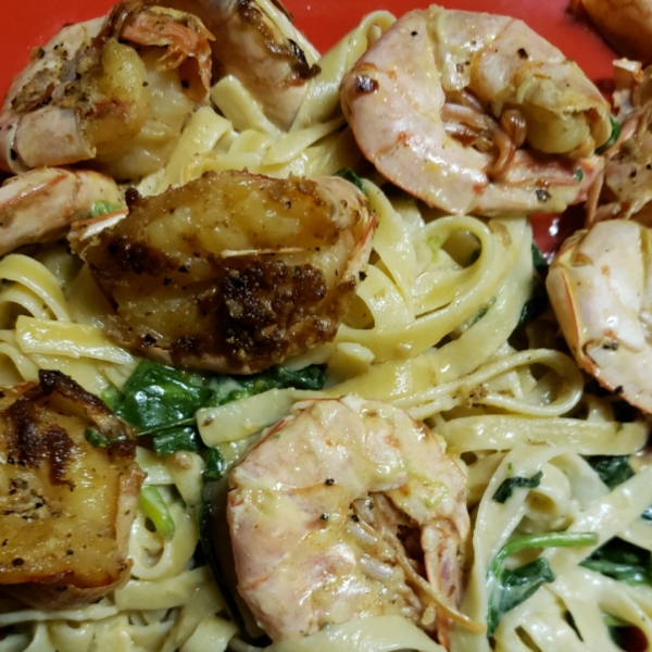 Shrimp Alfredo Pasta