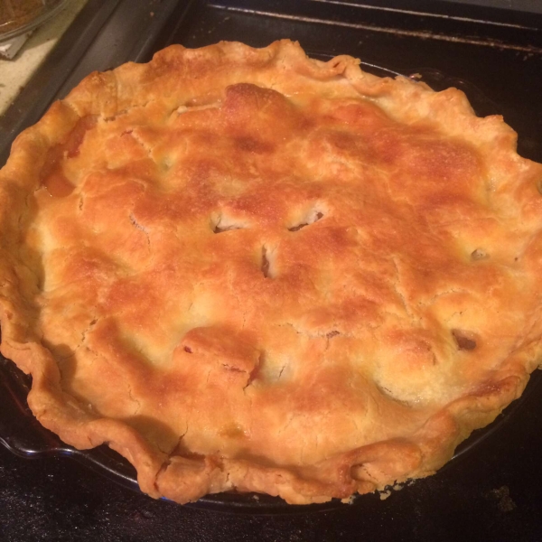 Pineapple-Rhubarb Pie