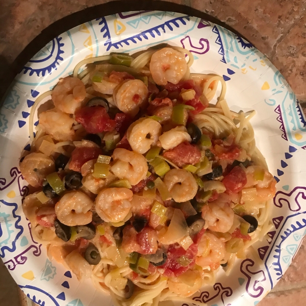 Shrimp Scampi Pasta with White Wine Sauce