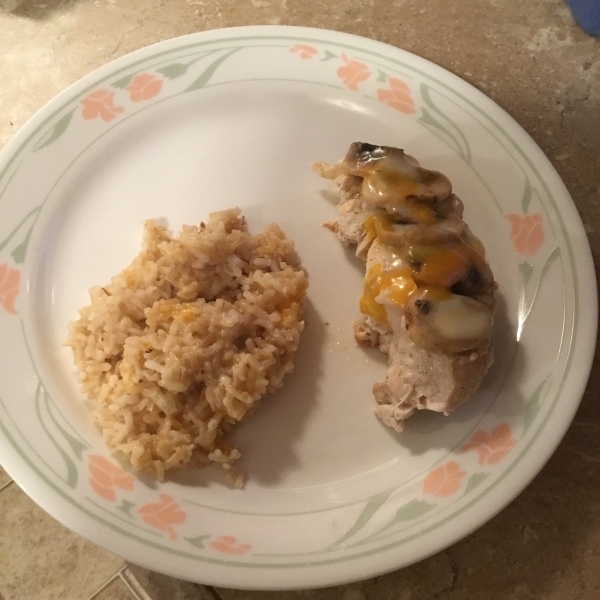 Mozzarella Mushroom Chicken