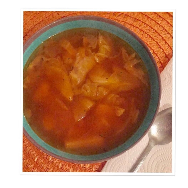 Spicy Tomato Cabbage Soup