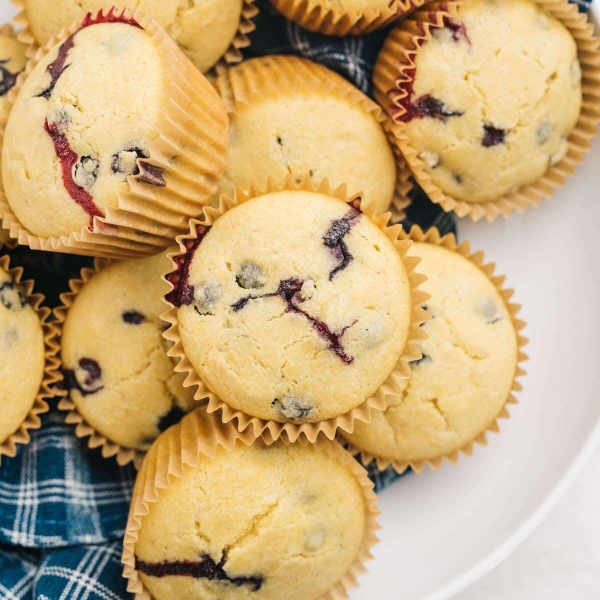 Blueberry Cornbread Cobbler