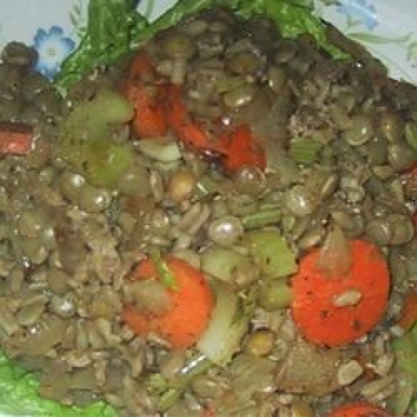 Lentil and Buckwheat Salad