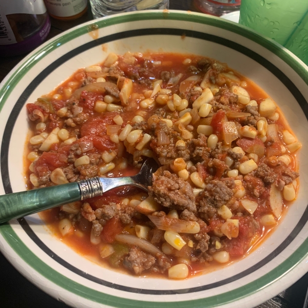 Easy Vegetable Beef Soup with Ground Beef