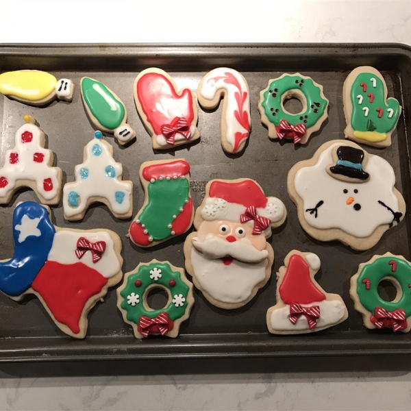 Cut-Out Cookies in a Flower Pot