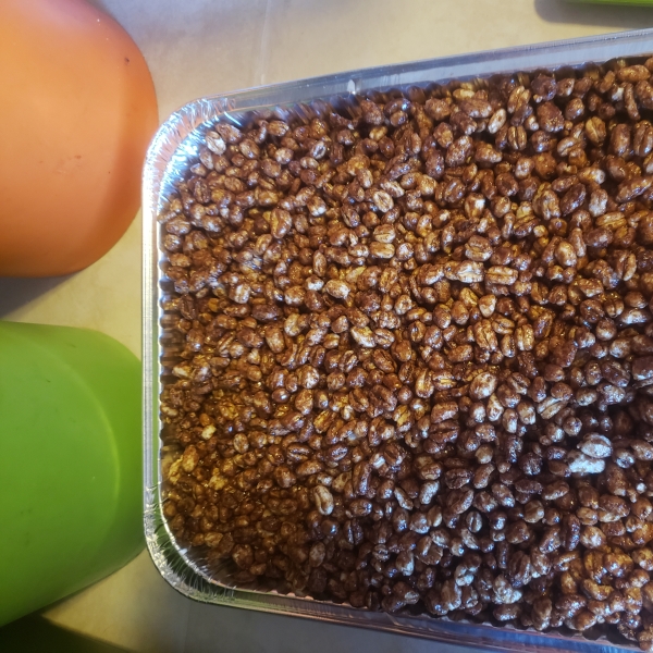 Easy Puffed Wheat Cake