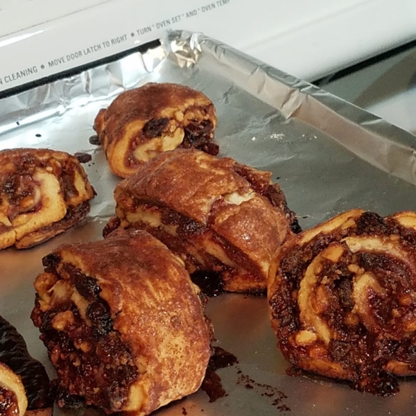 Raspberry and Apricot Rugelach