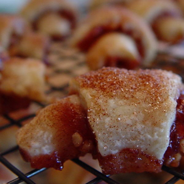 Raspberry and Apricot Rugelach