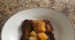 Spiced Plantains and Pineapple