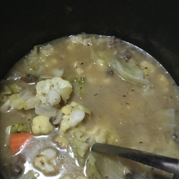 Cabbage Veggie Cream Soup