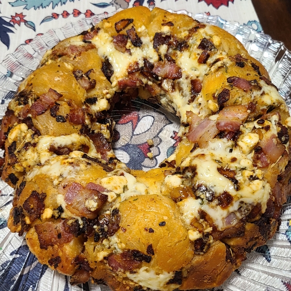 Bacon Gorgonzola Pull Aparts