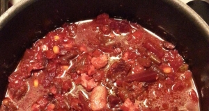 Roasted Beet, Crab and Vegetable Soup