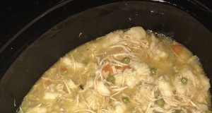 Easy Slow Cooker Chicken and Dumpling Soup