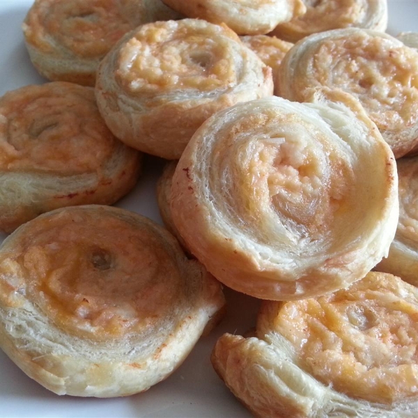 Crab Puff Pastry Pinwheels