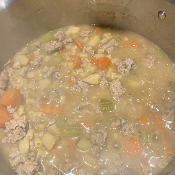 Ground Turkey Soup