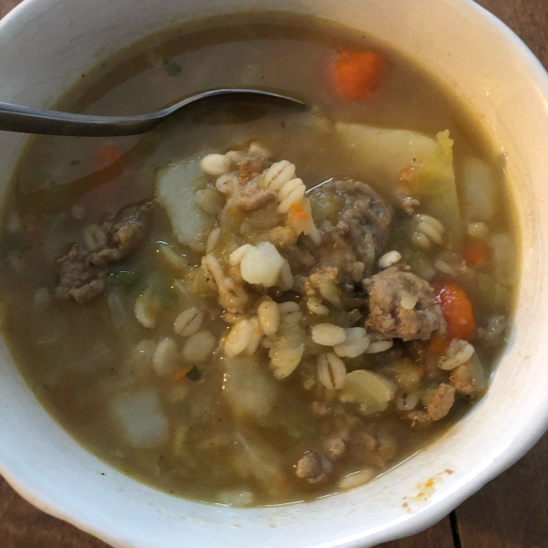 Ground Turkey Soup