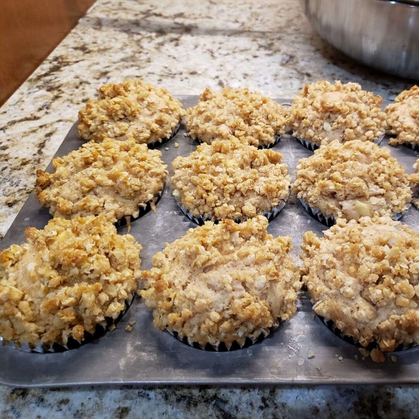 Apple Cider Streusel Muffins