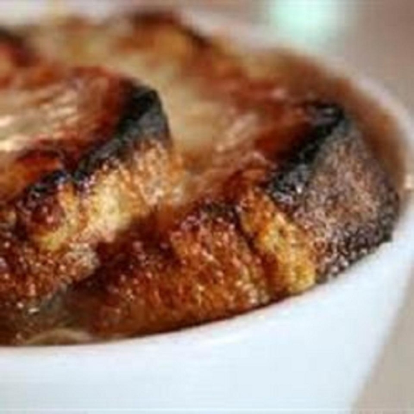 Vegetarian Stout French Onion Soup