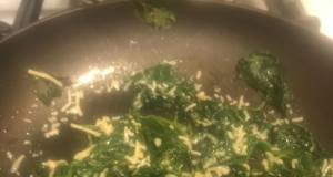 Quick and Easy Sauteed Spinach