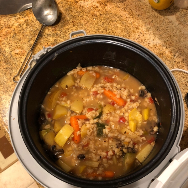 Slow Cooker Vegetable Soup