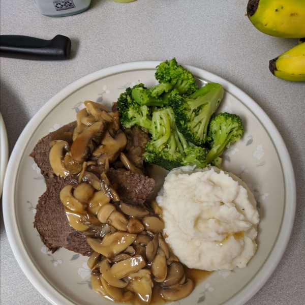 Beef Sirloin Tip Roast with Mushrooms