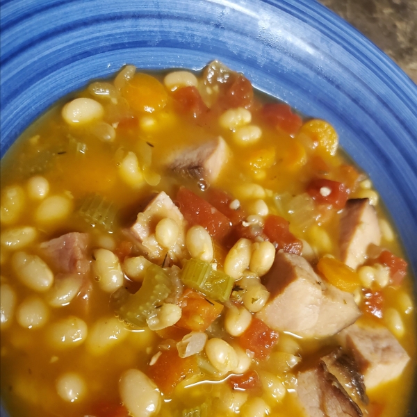 Instant Pot Navy Bean and Ham Soup