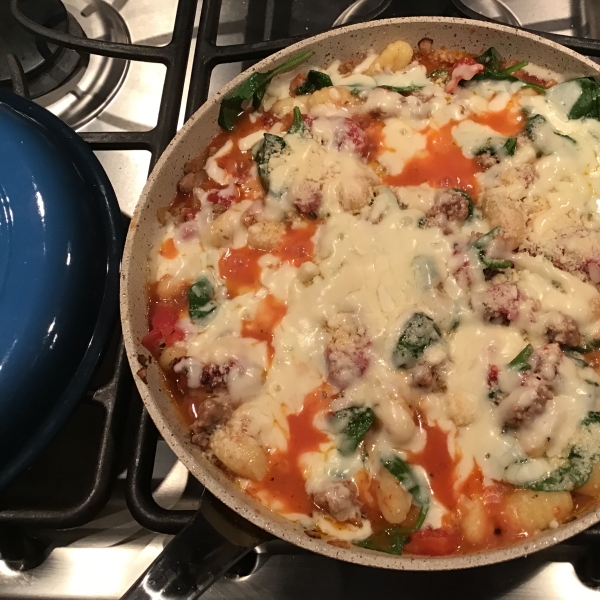 Italian Sausage and Gnocchi Skillet