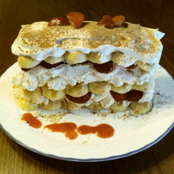 Strawberry Tiramisu for Two