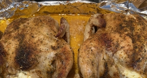 Cornish Hens with Garlic Cream Cheese