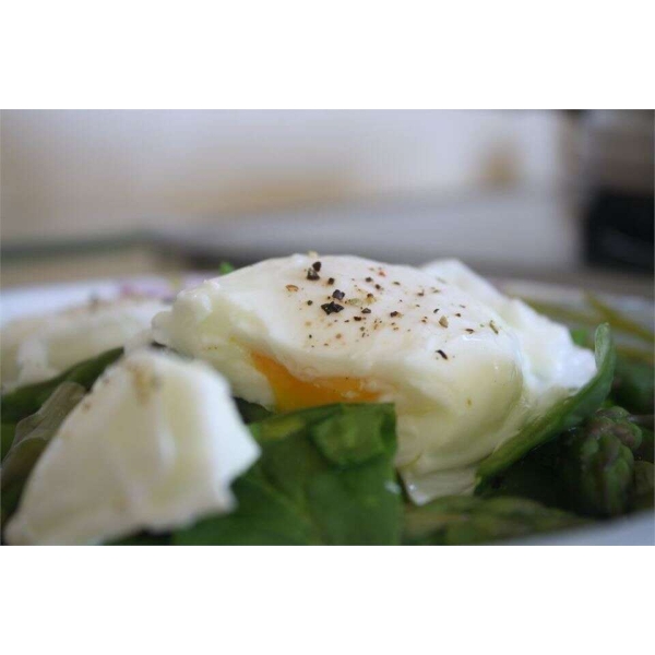Poached Eggs and Asparagus