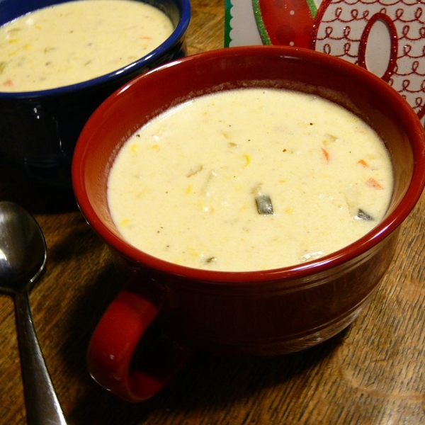 Poblano Corn Chowder