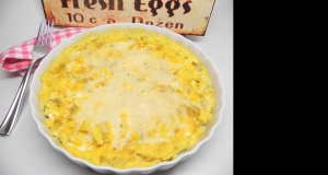 Green Chile Microwave Scrambled Eggs