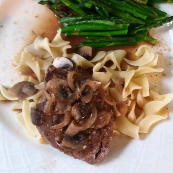 Sirloin Steak with Mushrooms