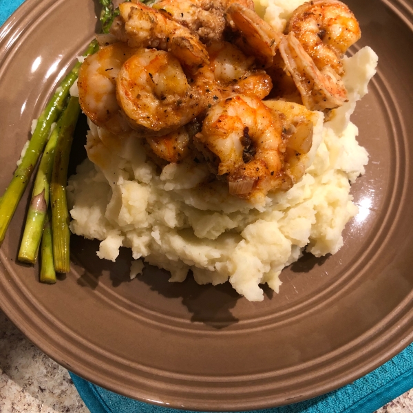 Val's Spicy Baked Shrimp