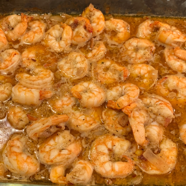 Val's Spicy Baked Shrimp