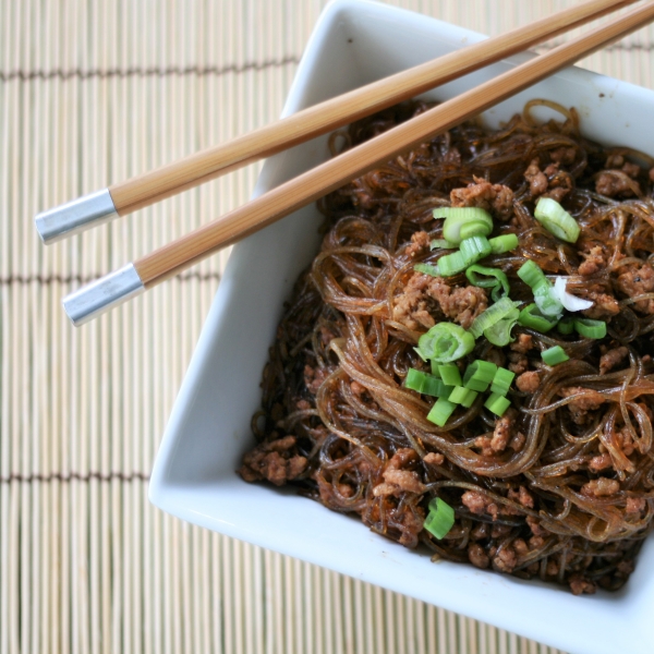 Ants Climbing a Tree (Sichuan Spicy Vermicelli Stir-Fry)