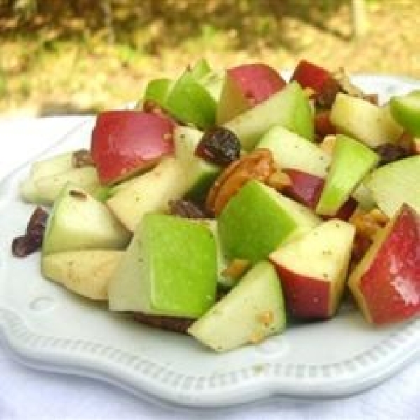 Waldorf Salad with Walnut Oil Vinaigrette