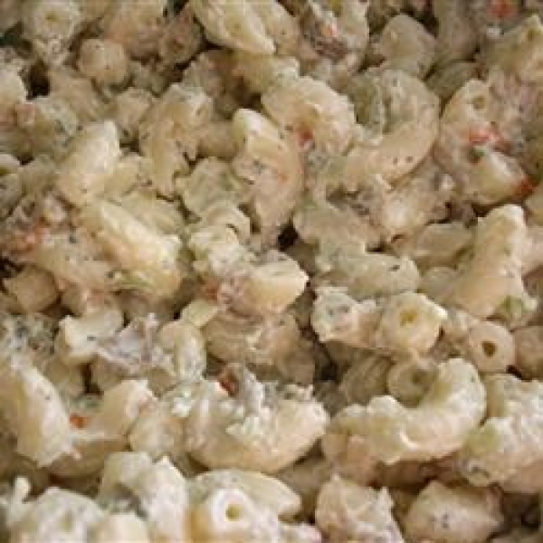 Simple Ranch Chicken Macaroni Salad