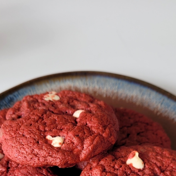 Red Velvet Cake Mix Cookies